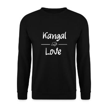 Kangal Love - Unisex Pullover - Schwarz - Vorne - Alina (178cm) & Michal (187cm)