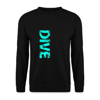 Plongée - Sweat-shirt Unisexe - noir - Devant - Alina (178cm) & Michal (187cm)