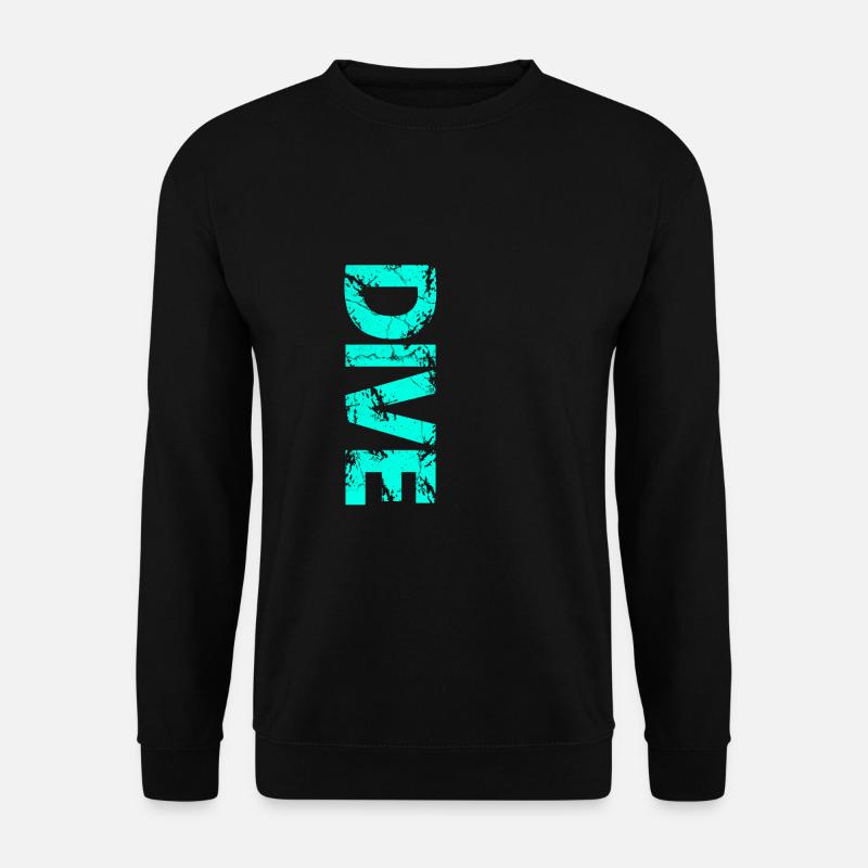 Plongée - Sweat-shirt Unisexe - noir