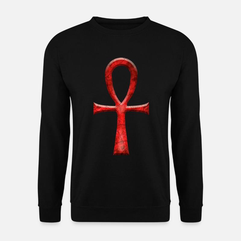ANKH RED - Unisex Sweatshirt - black