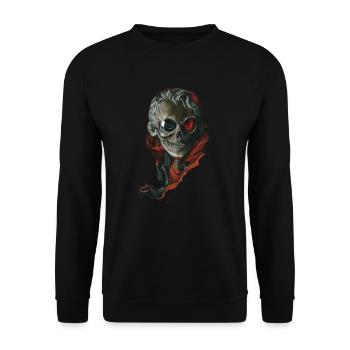 Professor Halloween - Unisex Sweatshirt - black - Front - Alina (178cm) & Michal (187cm)