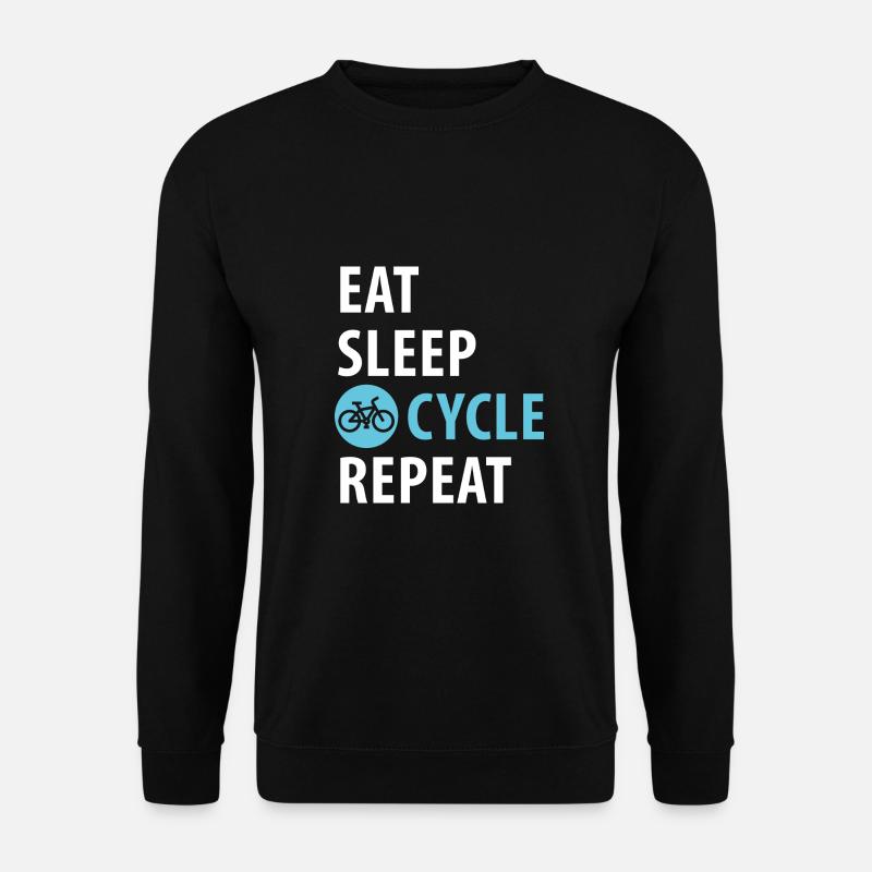 Fahrrad, Fahrradfahrer, Radfahrer - Unisex Pullover - Schwarz
