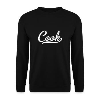 cuisinier - Sweat-shirt Unisexe - noir - Devant - Alina (178cm) & Michal (187cm)