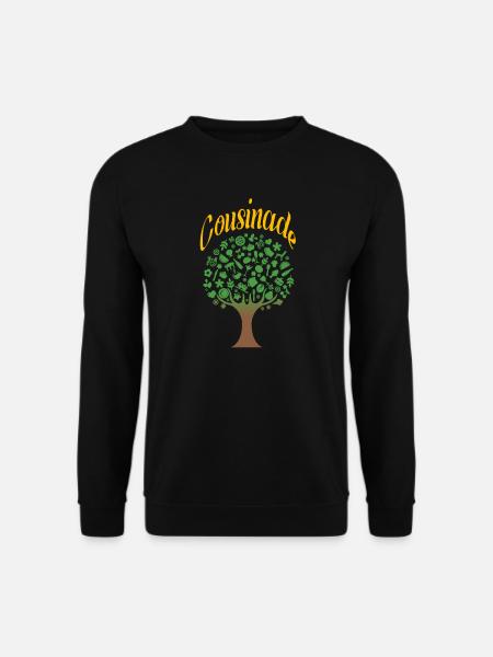 Cousinade tree nature to customize - Unisex Sweatshirt - black