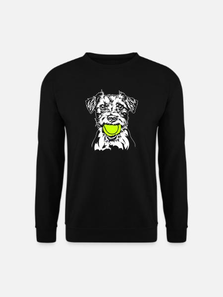 Jack Russell Terrier Ball Balljunkie Hund Wilsigns - Unisex Pullover - Schwarz