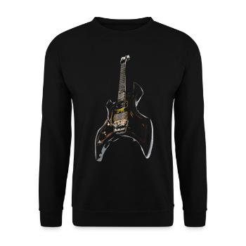 guitare - Sweat-shirt Unisexe - noir - Devant - Alina (178cm) & Michal (187cm)