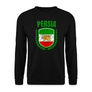 Persien - Unisex Pullover - Schwarz - Vorne - Alina (178cm) & Michal (187cm)