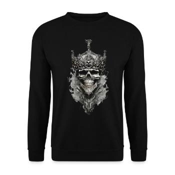 Vikings Rune nordique Vikings Valhalla Vikings - Sweat-shirt Unisexe - noir - Devant - Alina (178cm) & Michal (187cm)