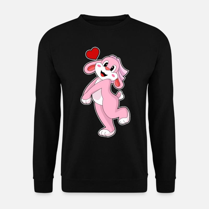 Rabbit Bride Veil Wedding - Unisex Sweatshirt - black