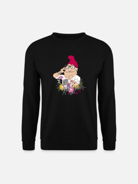 Garden Hipster - Unisex Sweatshirt - black