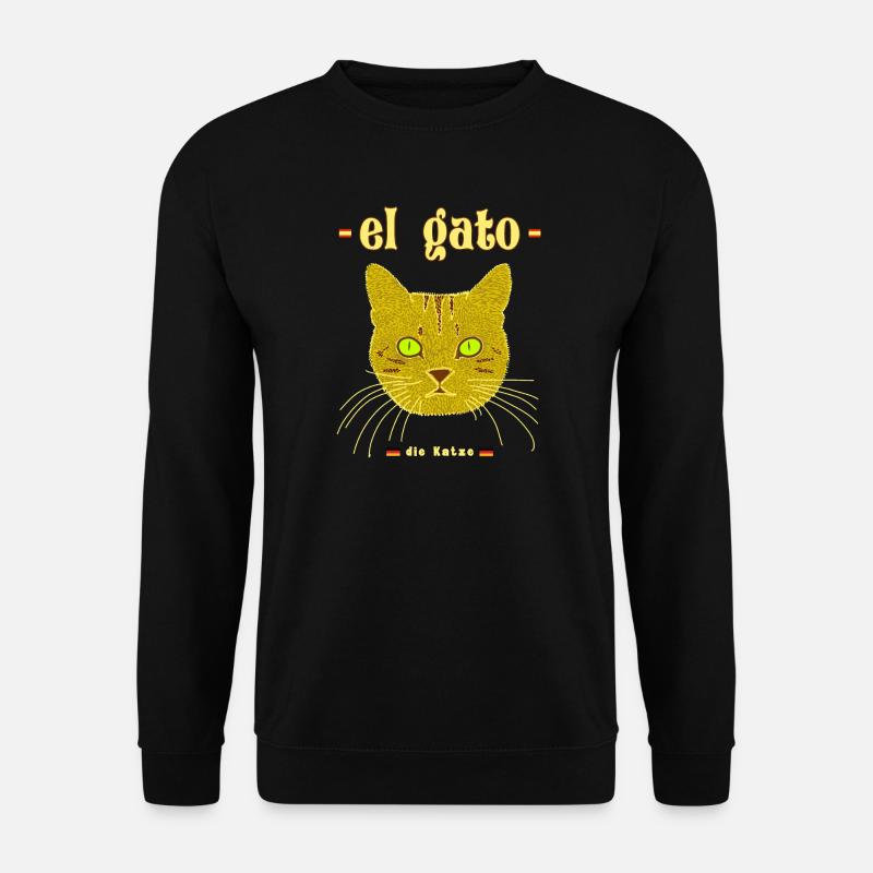 Le chat en espagnol - Sweat-shirt Unisexe - noir