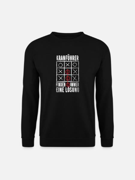 Kranführer - Unisex Pullover - Schwarz