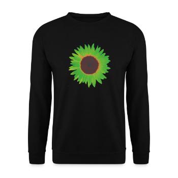 vert tournesol - Sweat-shirt Unisexe - noir - Devant - Alina (178cm) & Michal (187cm)