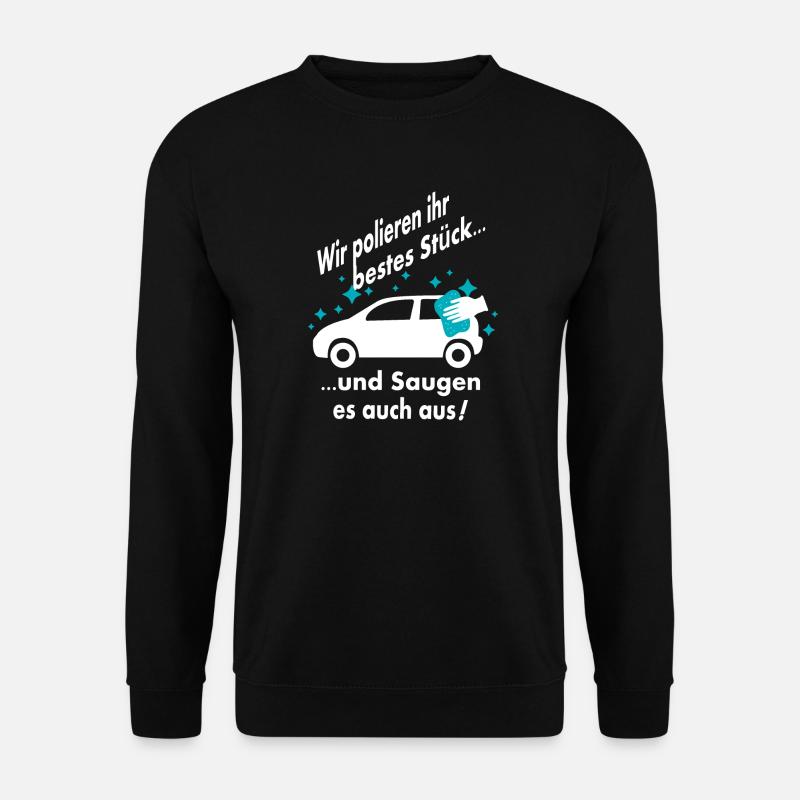 Auto Wäsche - Unisex Pullover - Schwarz