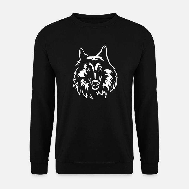 Tervueren Kopf "Black Edition" - Unisex Pullover - Schwarz