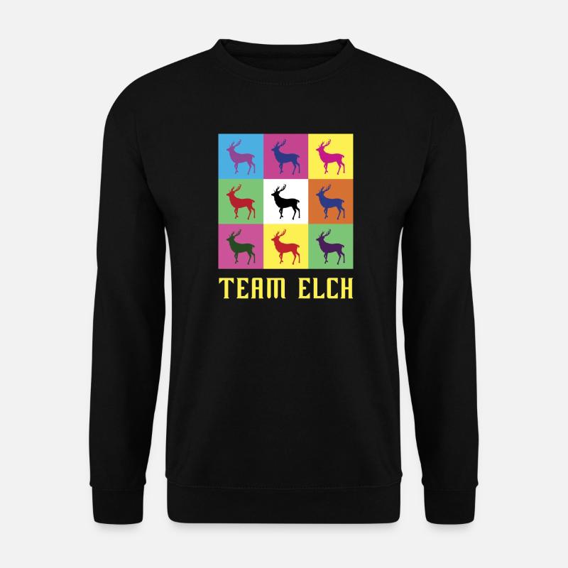Team Elk - Unisex Sweatshirt - black