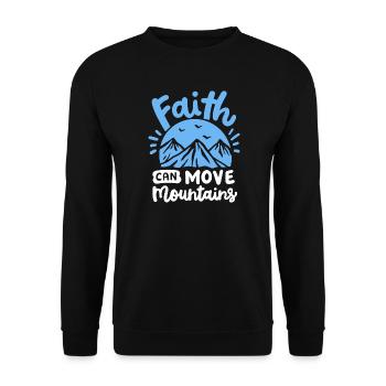 Christlich Glaube Religiös - Unisex Pullover - Schwarz - Vorne - Alina (178cm) & Michal (187cm)