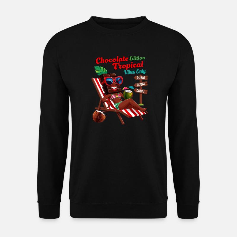 Schokolade Tropical - Unisex Pullover - Schwarz
