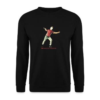 Calisthenics - Bodyweight Training - Unisex Sweatshirt - black - Front - Alina (178cm) & Michal (187cm)