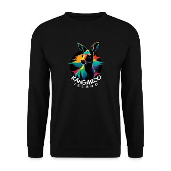 Kangaroo Island - Sweat-shirt Unisexe - noir - Devant - Alina (178cm) & Michal (187cm)