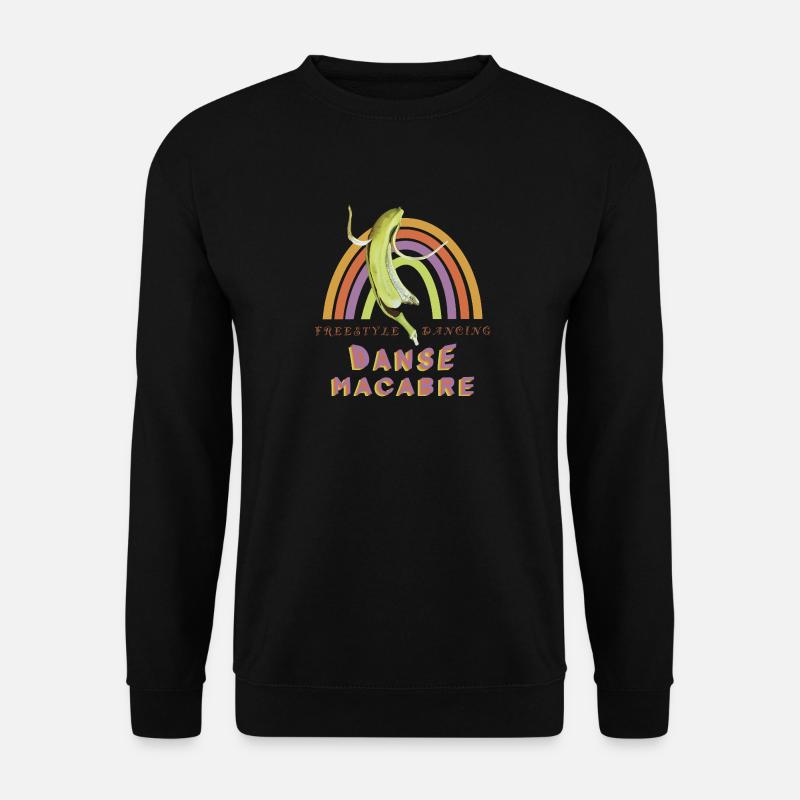 Lustige tanzende Banane - Unisex Pullover - Schwarz