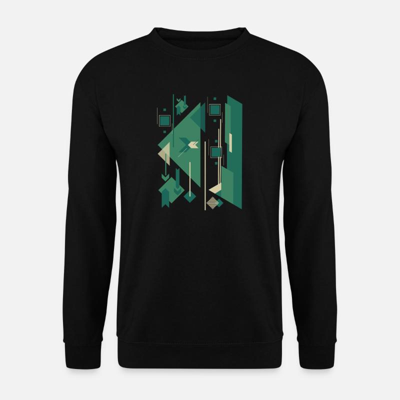 Abstrakte Gummifigur - Unisex Pullover - Schwarz