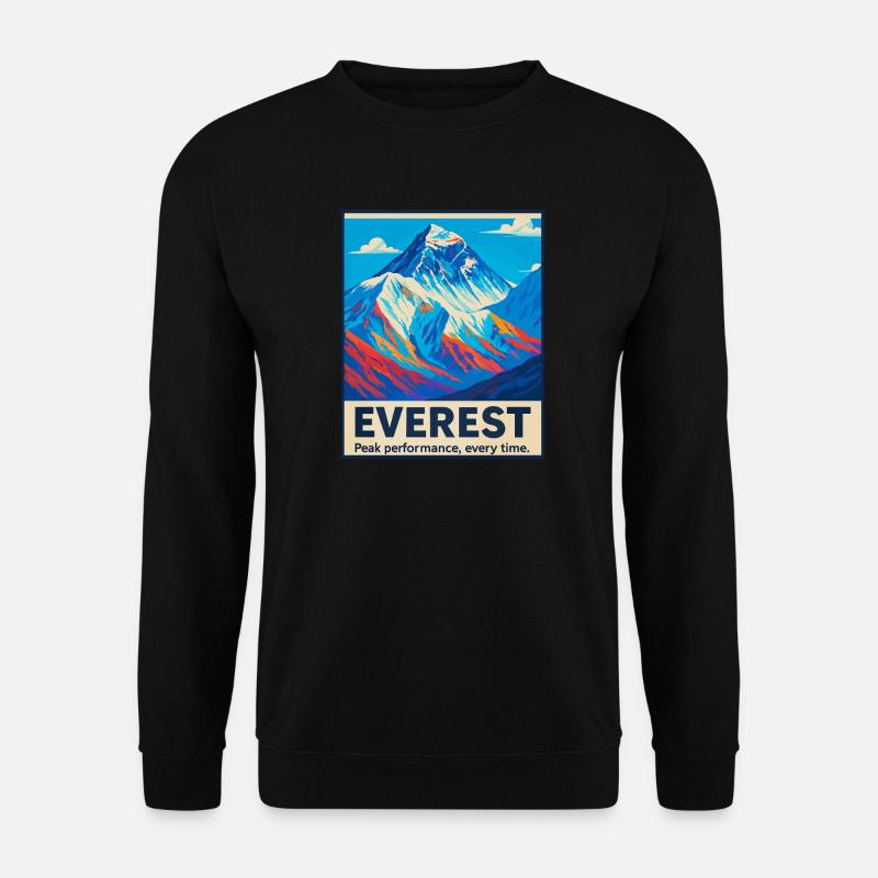 Everest – Performances de pointe - Sweat-shirt Unisexe - noir