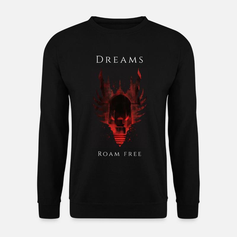 Träume streifen frei herum - Unisex Pullover - Schwarz