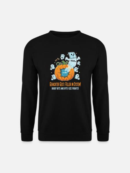 Hacked Ghost : Feller dans le système ! - Sweat-shirt Unisexe - noir