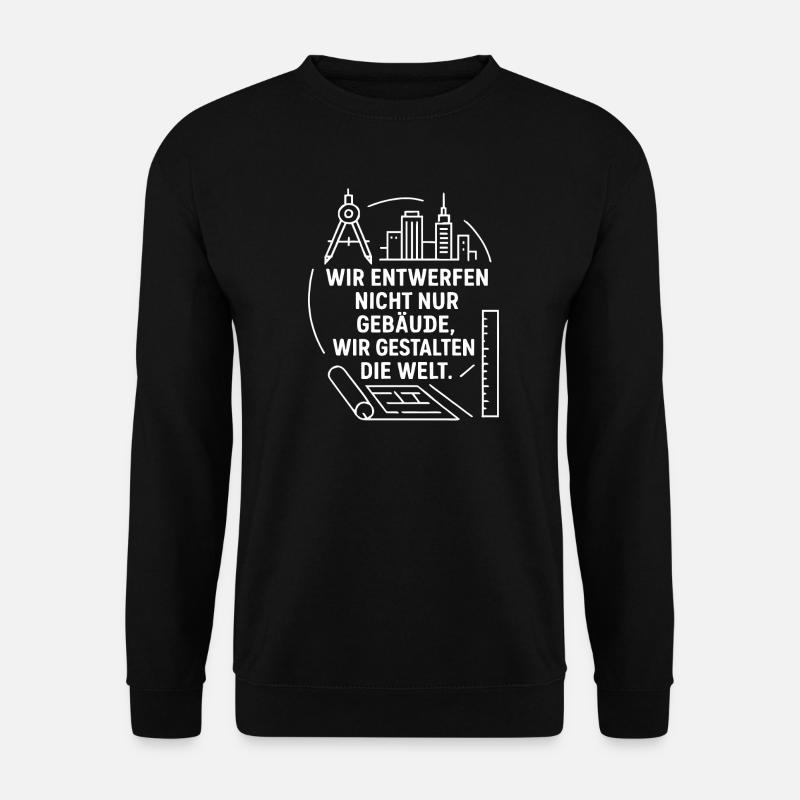 Architecture and design - Unisex Sweatshirt - black