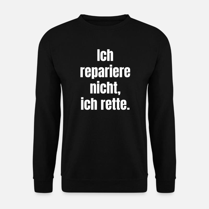 Je sauvegarde, pas je répare - Sweat-shirt Unisexe - noir