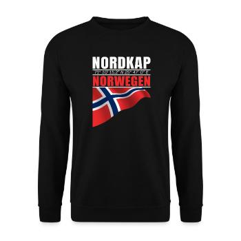 Cap Nord - Sweat-shirt Unisexe - noir - Devant - Alina (178cm) & Michal (187cm)
