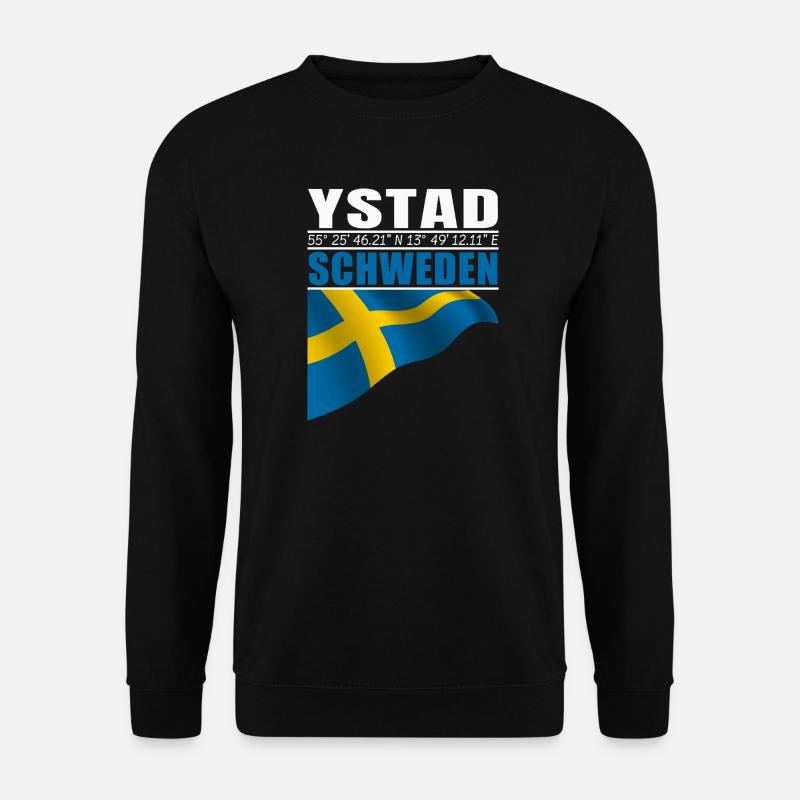 Ystad - Unisex Pullover - Schwarz