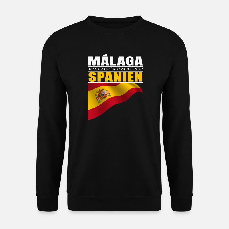 Malaga - Unisex Pullover - Schwarz