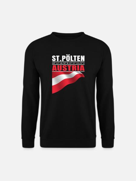 St. Pölten - Unisex Pullover - Schwarz