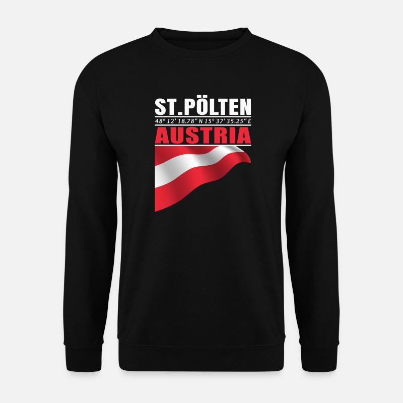 St. Pölten - Unisex Pullover - Schwarz