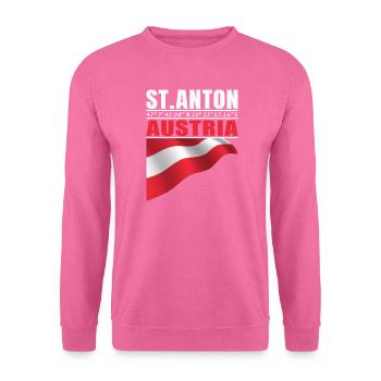 St. Anton - Unisex Pullover - Pink - Vorne