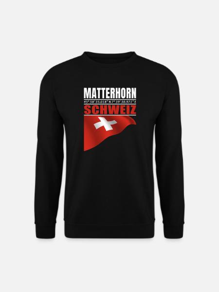 Matterhorn - Unisex Pullover - Schwarz