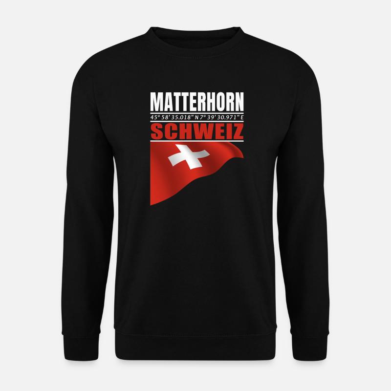 Matterhorn - Unisex Sweatshirt - black