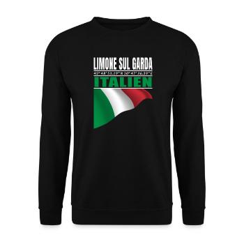 Limone sul Garda - Unisex Pullover - Schwarz - Vorne - Alina (178cm) & Michal (187cm)