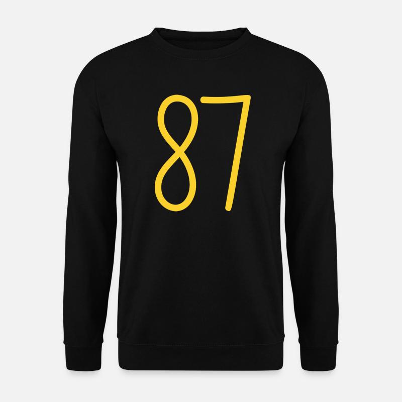 87 - Unisex Pullover - Schwarz
