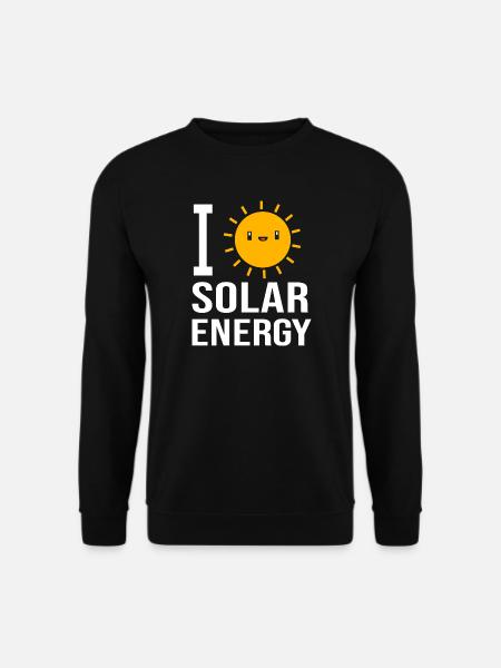 Solar Sustainability Renewable energies - Unisex Sweatshirt - black