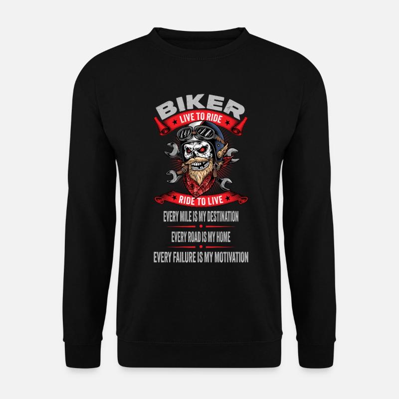 Every Miles is my Destination - Unisex Pullover - Schwarz