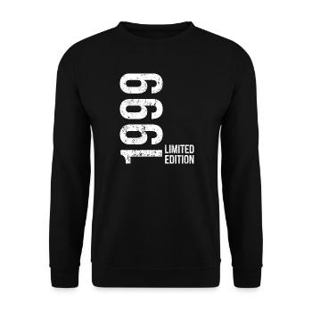 27e anniversaire Homme Épouse 27 ans 1999 Cadeaux - Sweat-shirt Unisexe - noir - Devant - Alina (178cm) & Michal (187cm)