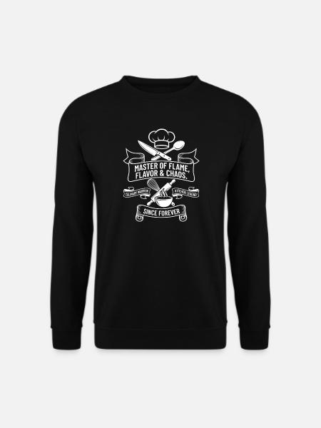 Master of Flame, Taste & Chaos - Unisex Sweatshirt - black