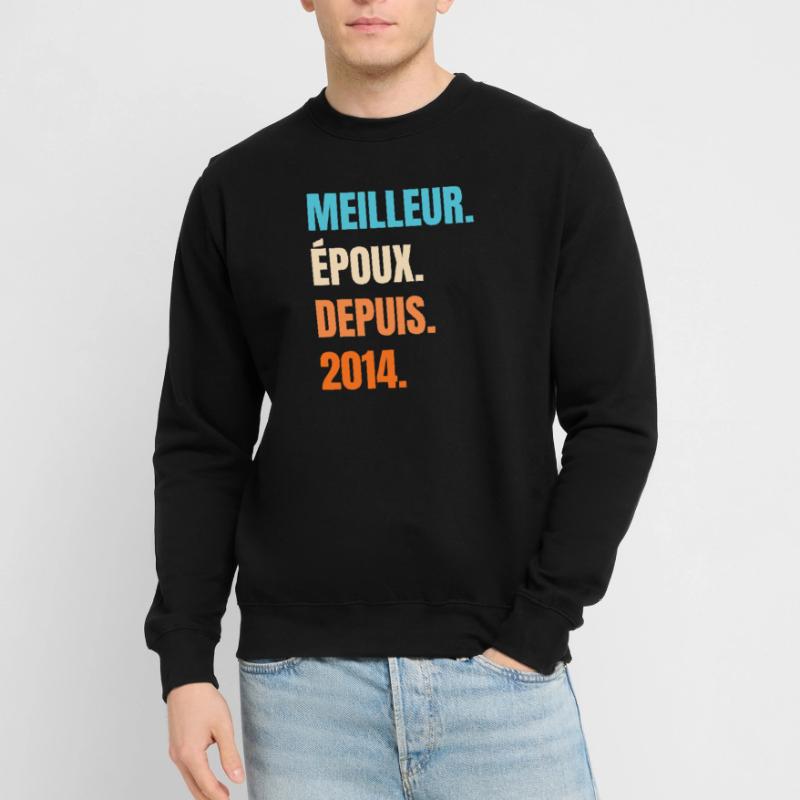 Bester Ehemann seit 2014 Geschenk-Ehemann Unisex Pullover