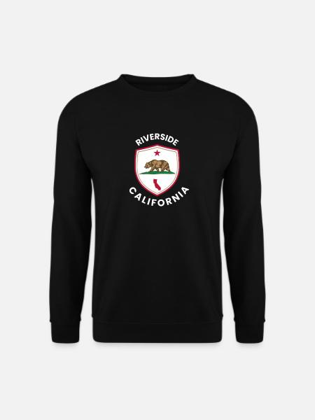 Riverside California Bear Crest - Unisex Sweatshirt - black