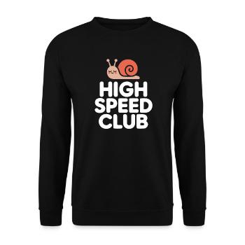 High Speed Screw - Unisex Sweatshirt - black - Front - Alina (178cm) & Michal (187cm)