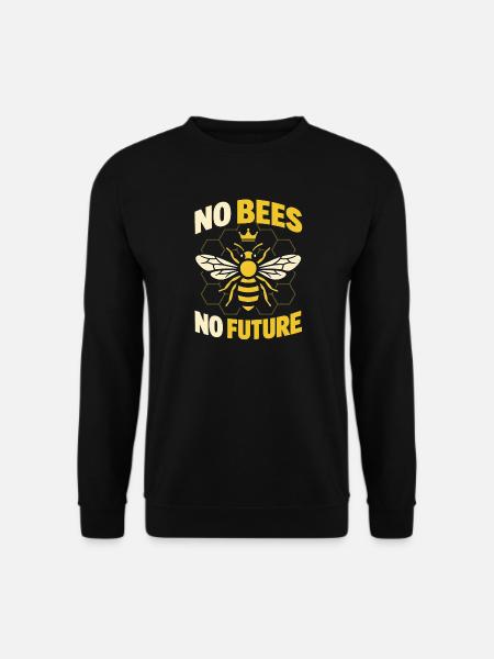 Queen Bee - Vintage Beekeeper Gift - Unisex Sweatshirt - black