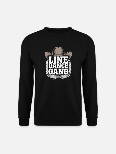 Line Dance Gang Cowboy - Unisex Sweatshirt - black